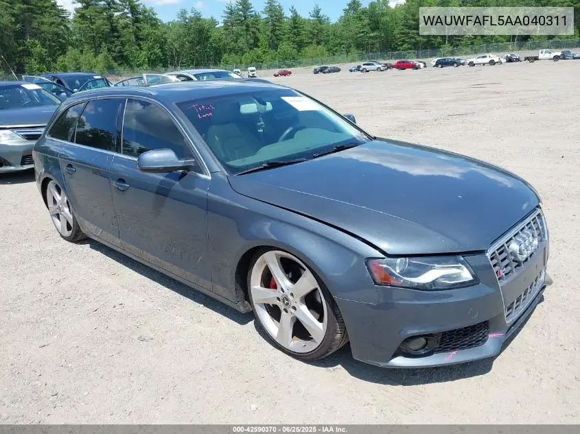 2010 Audi A4 2.0T Premium VIN: WAUWFAFL5AA040311 Lot: 42590370