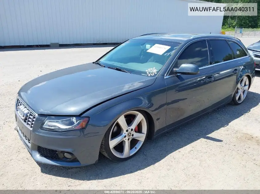 2010 Audi A4 2.0T Premium VIN: WAUWFAFL5AA040311 Lot: 42590370