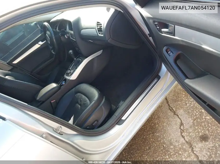 2010 Audi A4 2.0T Premium VIN: WAUEFAFL7AN054120 Lot: 42616076