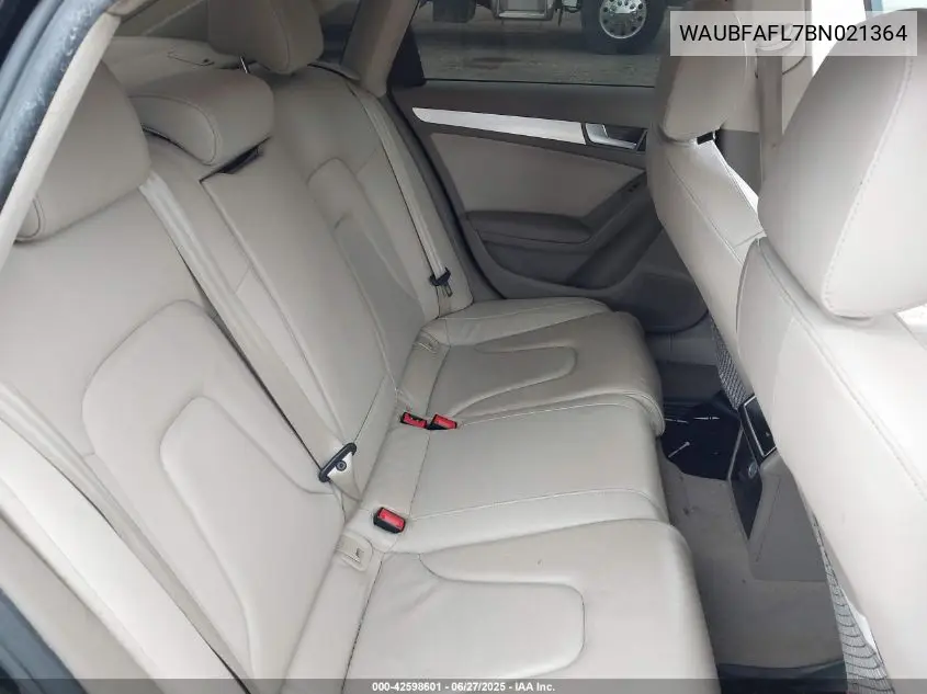 2011 Audi A4 2.0T Premium VIN: WAUBFAFL7BN021364 Lot: 42598601