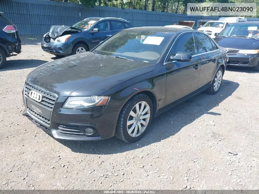 2011 Audi A4 2.0T Premium VIN: WAUFFAFL4BN023090 Lot: 42611683