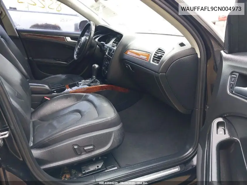2012 Audi A4 2.0T Premium VIN: WAUFFAFL9CN004973 Lot: 42585225