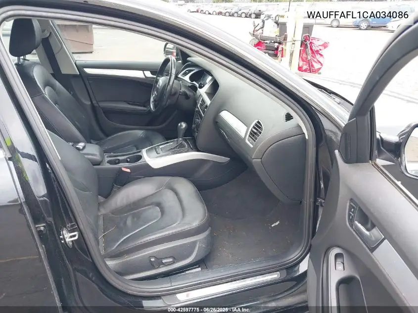 2012 Audi A4 2.0T Premium VIN: WAUFFAFL1CA034086 Lot: 42597775