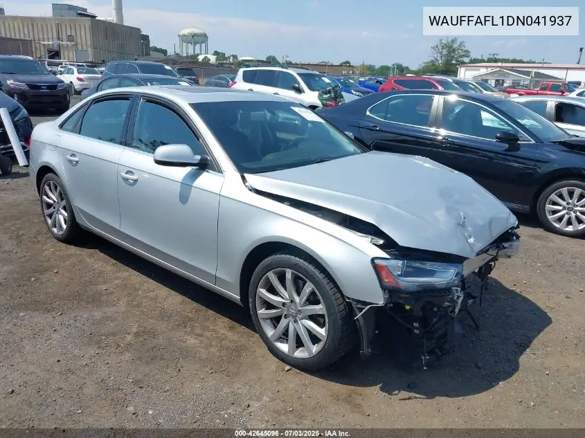 2013 Audi A4 2.0T Premium VIN: WAUFFAFL1DN041937 Lot: 42645096