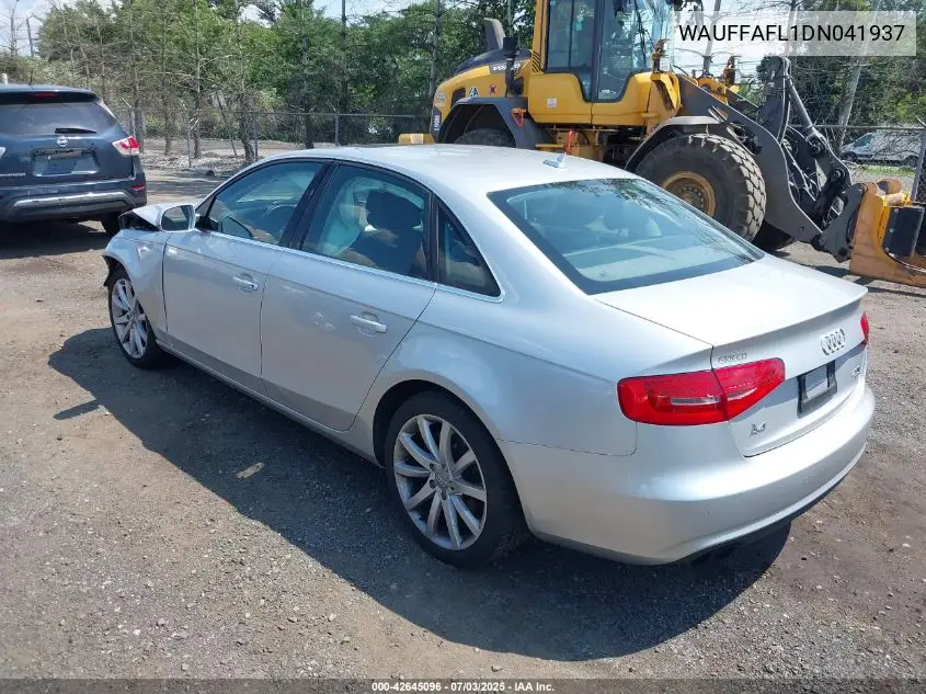 2013 Audi A4 2.0T Premium VIN: WAUFFAFL1DN041937 Lot: 42645096