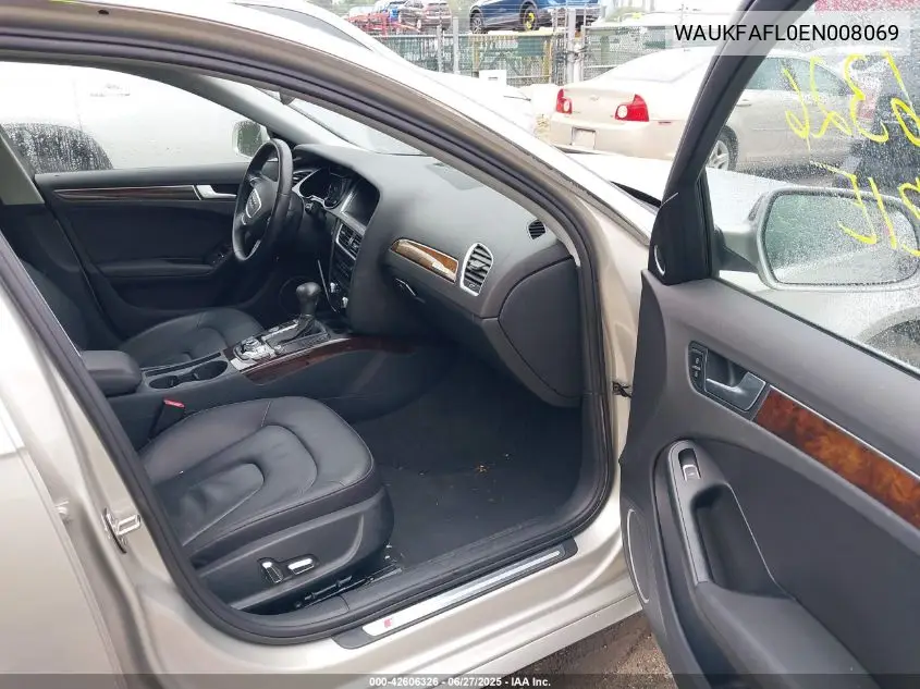 2014 Audi A4 Prestige VIN: WAUKFAFL0EN008069 Lot: 42606326