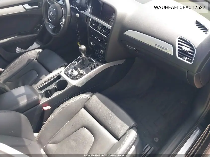 2014 Audi A4 2.0T Premium VIN: WAUHFAFL0EA012527 Lot: 42608263