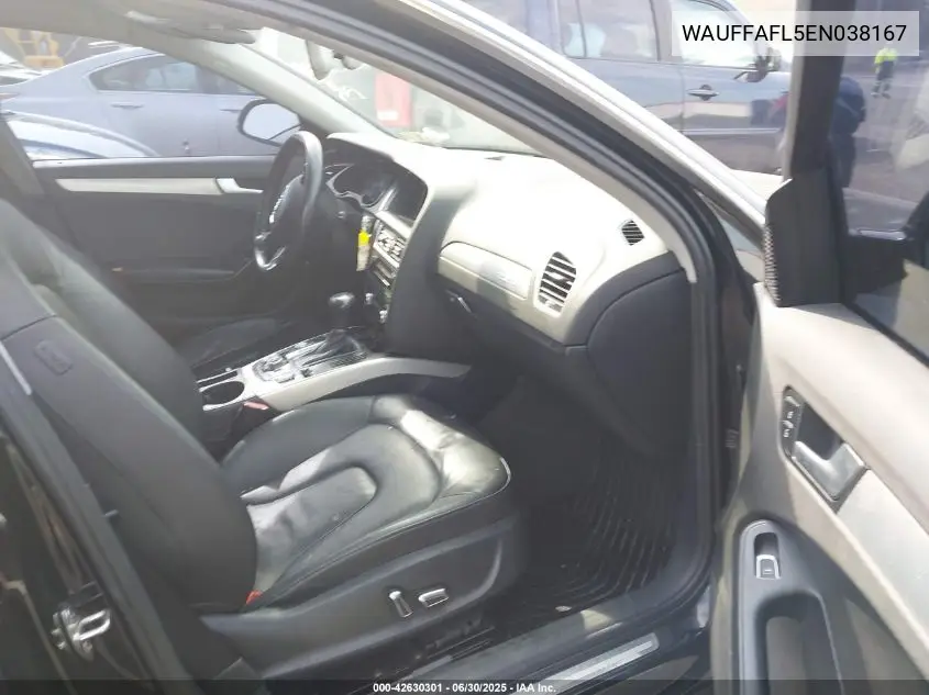 2014 Audi A4 Premium Plus VIN: WAUFFAFL5EN038167 Lot: 42630301