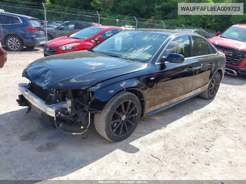 2014 Audi A4 2.0T Premium VIN: WAUFFAFL8EA009723 Lot: 42651671