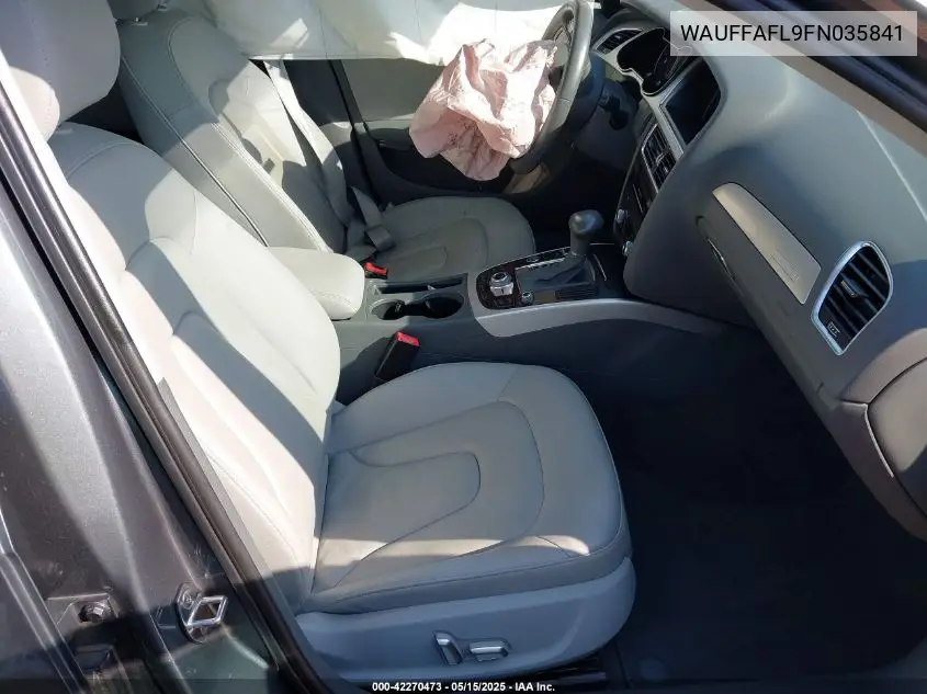 2015 Audi A4 2.0T Premium VIN: WAUFFAFL9FN035841 Lot: 42270473