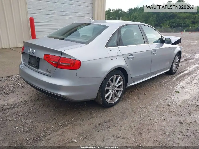 2015 Audi A4 2.0T Premium VIN: WAUFFAFL5FN028269 Lot: 42602208