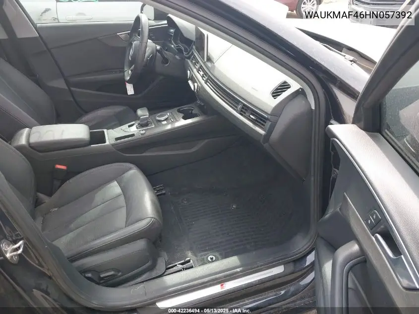 2017 Audi A4 2.0T Season Of Audi Ultra Premium VIN: WAUKMAF46HN057392 Lot: 42236494