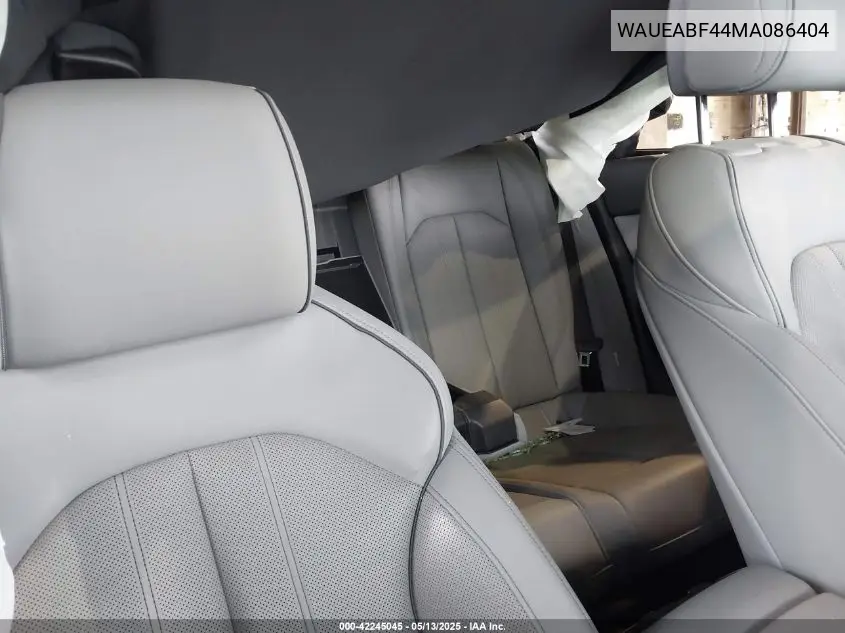 2021 Audi A4 Premium Plus 45 Tfsi S Line Quattro S Tronic VIN: WAUEABF44MA086404 Lot: 42245045