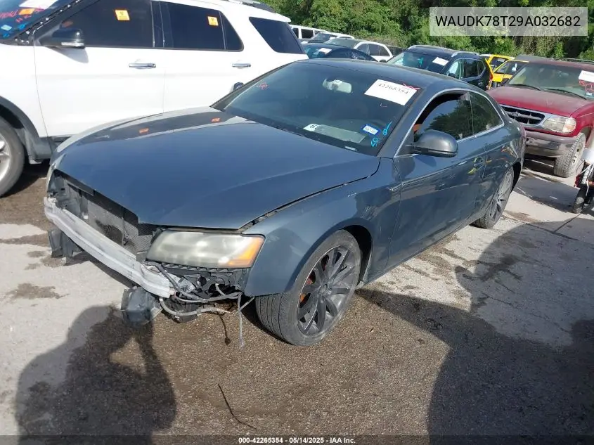 2009 Audi A5 3.2L VIN: WAUDK78T29A032682 Lot: 42265354