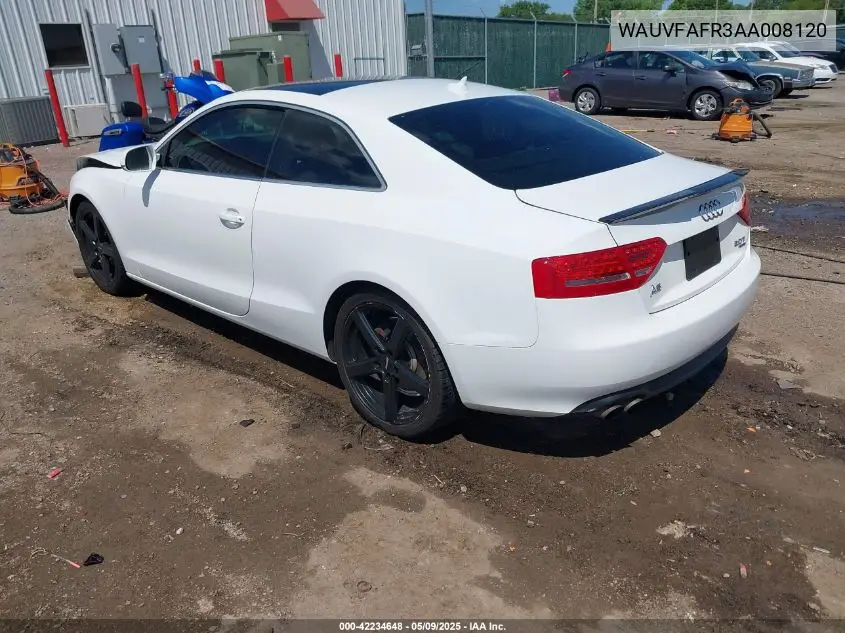 2010 Audi A5 2.0T Premium VIN: WAUVFAFR3AA008120 Lot: 42234648