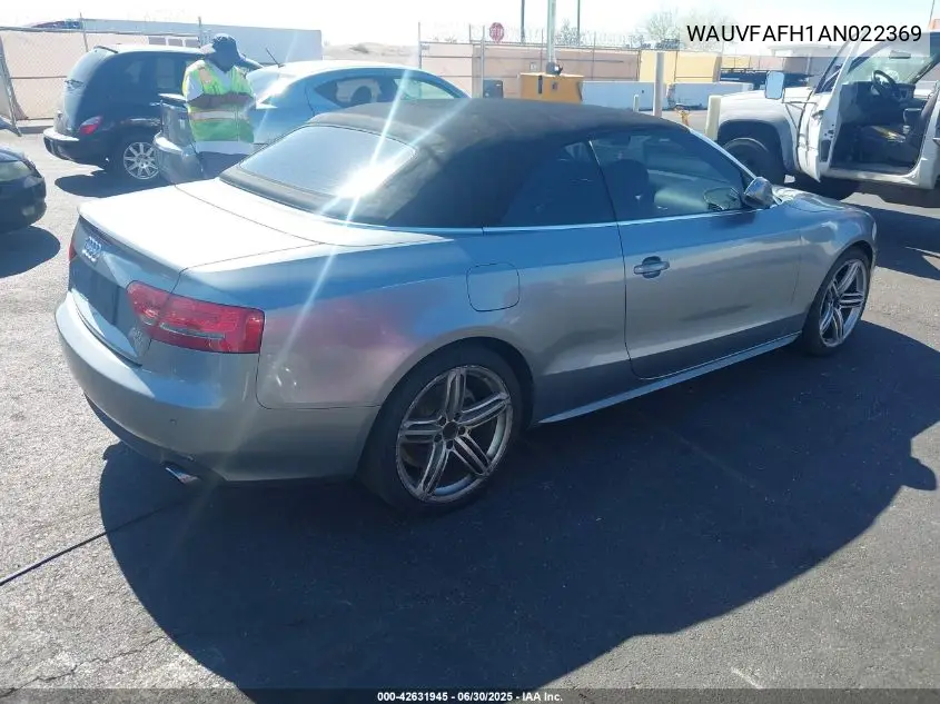 2010 Audi A5 2.0T Premium VIN: WAUVFAFH1AN022369 Lot: 42631945