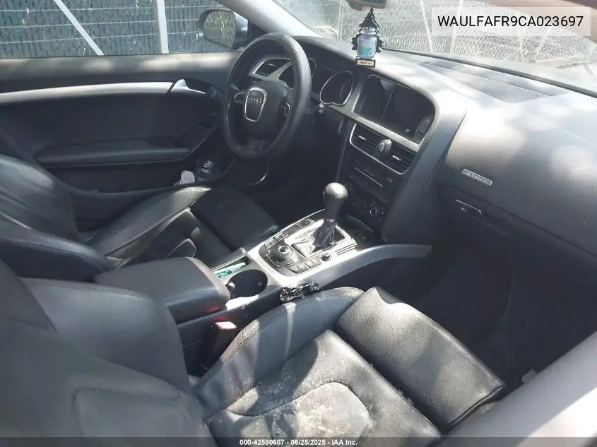 2012 Audi A5 2.0T Premium VIN: WAULFAFR9CA023697 Lot: 42580607