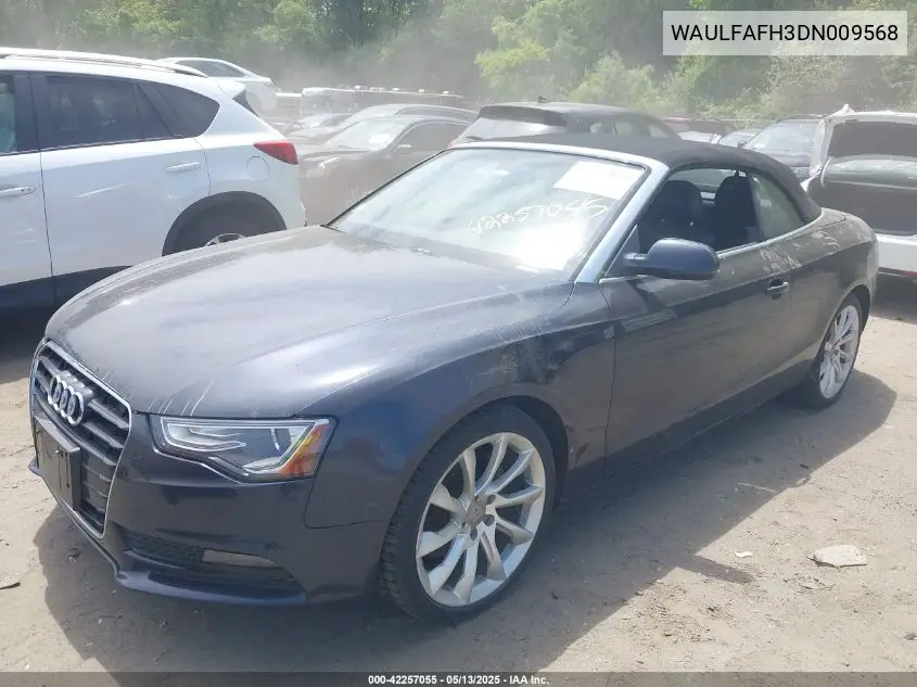 2013 Audi A5 2.0T Premium VIN: WAULFAFH3DN009568 Lot: 42257055