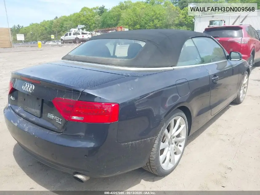 2013 Audi A5 2.0T Premium VIN: WAULFAFH3DN009568 Lot: 42257055