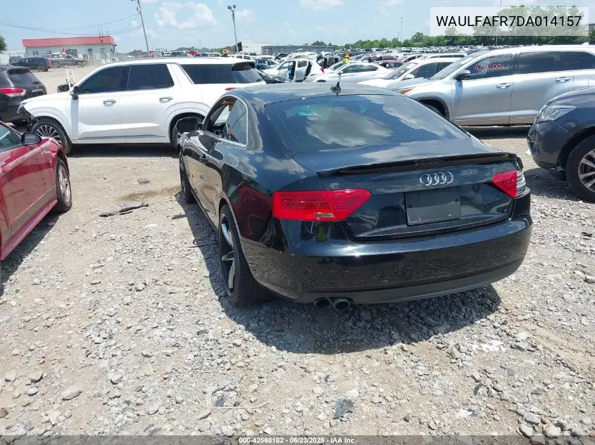 2013 Audi A5 Premium Plus VIN: WAULFAFR7DA014157 Lot: 42568102