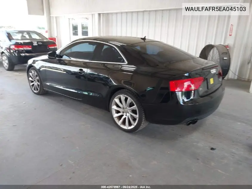 2014 Audi A5 2.0T Premium VIN: WAULFAFR5EA045103 Lot: 42578967