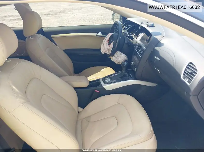2014 Audi A5 2.0T Premium VIN: WAUWFAFR1EA016632 Lot: 42580587