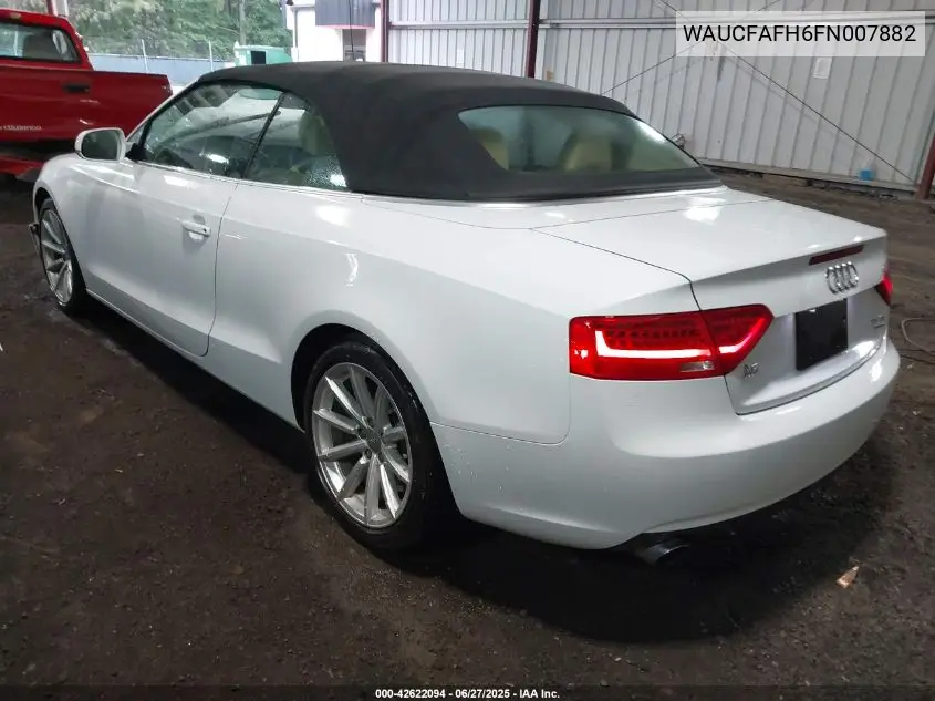 2015 Audi A5 2.0T Premium VIN: WAUCFAFH6FN007882 Lot: 42622094