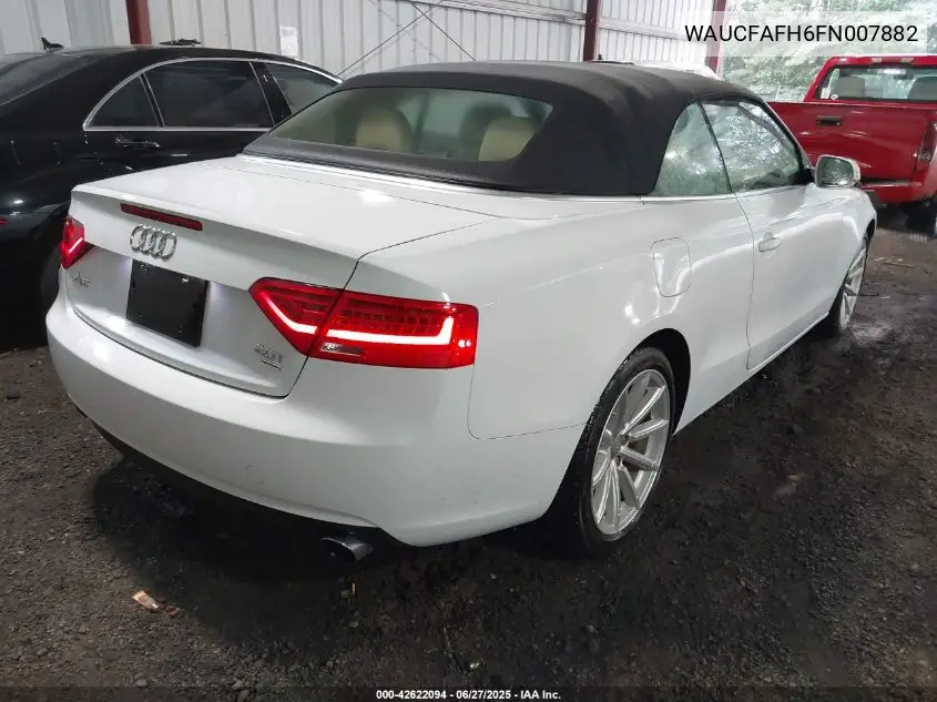 2015 Audi A5 2.0T Premium VIN: WAUCFAFH6FN007882 Lot: 42622094