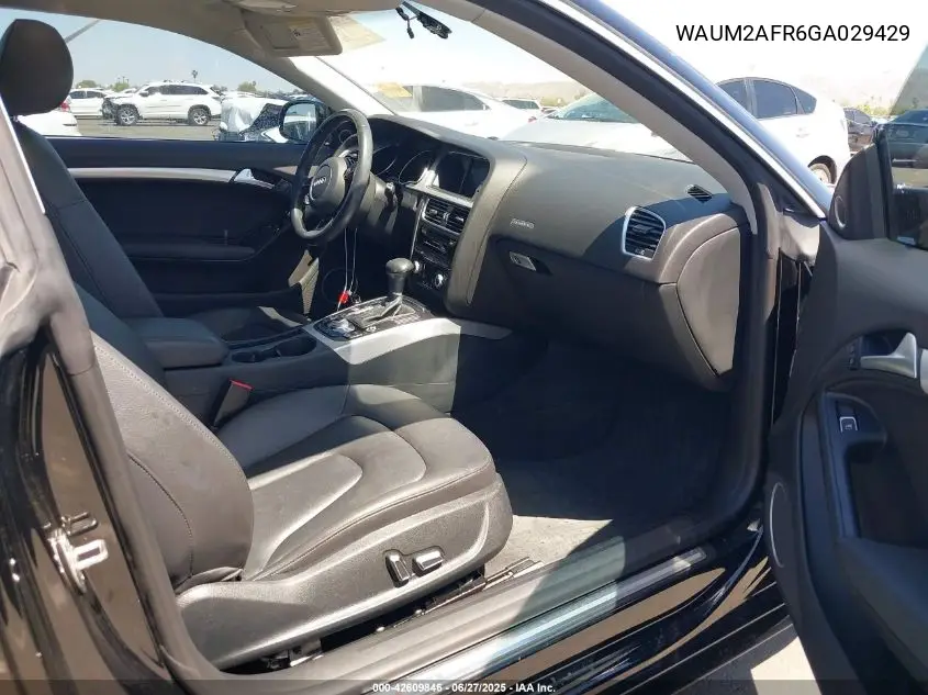 2016 Audi A5 2.0T Premium VIN: WAUM2AFR6GA029429 Lot: 42609846