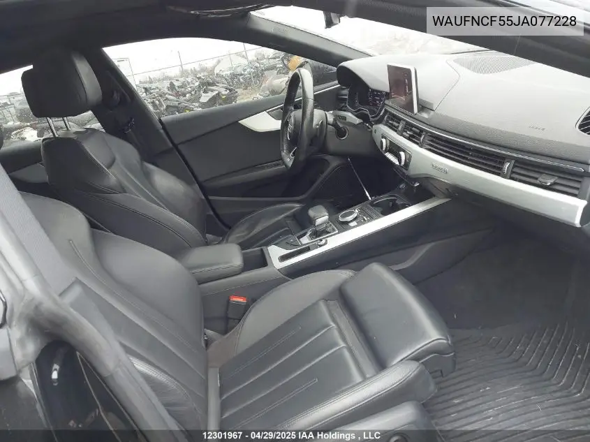 2018 Audi A5 2.0T Technik VIN: WAUFNCF55JA077228 Lot: 12301967