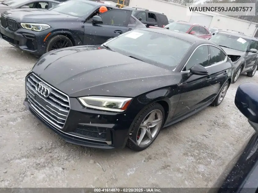 2018 Audi A5 2.0T Premium VIN: WAUENCF59JA087577 Lot: 41614870