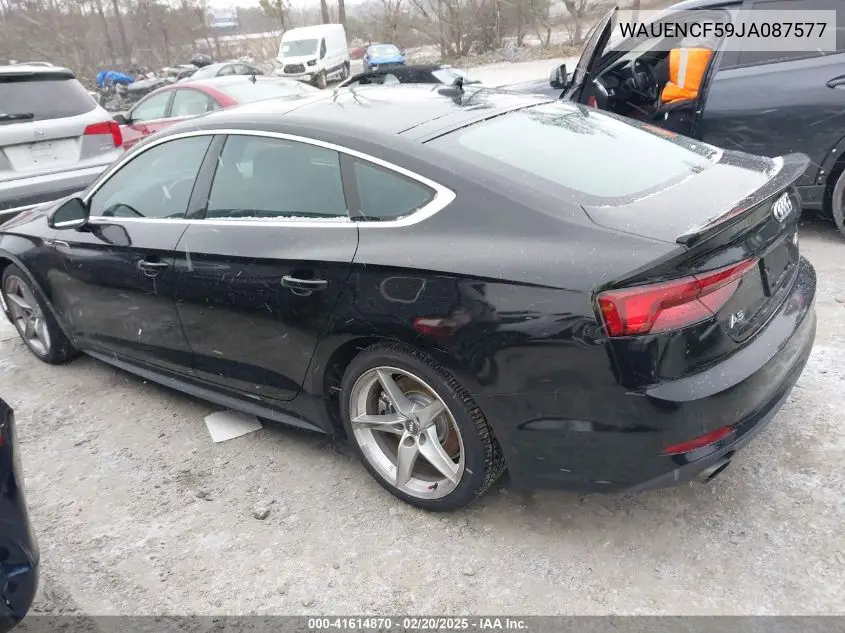 2018 Audi A5 2.0T Premium VIN: WAUENCF59JA087577 Lot: 41614870