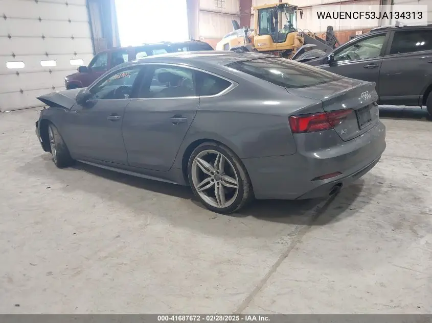 2018 Audi A5 2.0T Premium VIN: WAUENCF53JA134313 Lot: 41687672