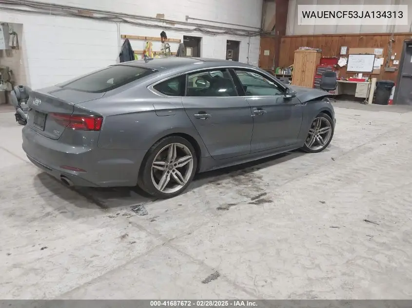 2018 Audi A5 2.0T Premium VIN: WAUENCF53JA134313 Lot: 41687672