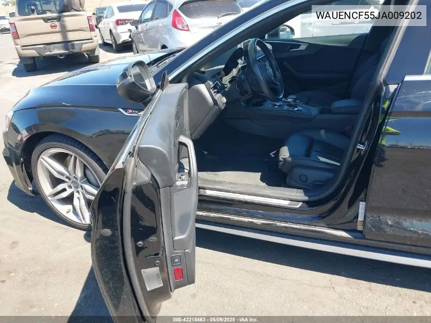 2018 Audi A5 2.0T Premium VIN: WAUENCF55JA009202 Lot: 42218463