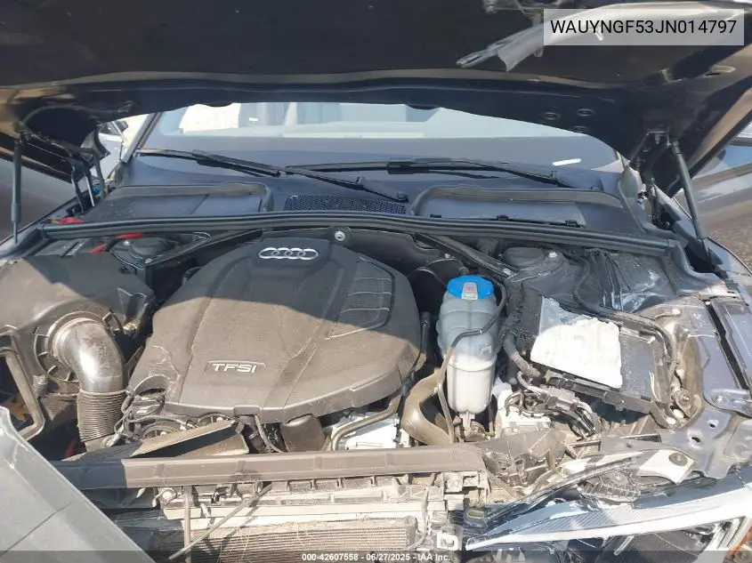 2018 Audi A5 2.0T Premium VIN: WAUYNGF53JN014797 Lot: 42607558