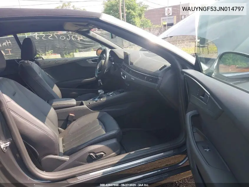 2018 Audi A5 2.0T Premium VIN: WAUYNGF53JN014797 Lot: 42607558