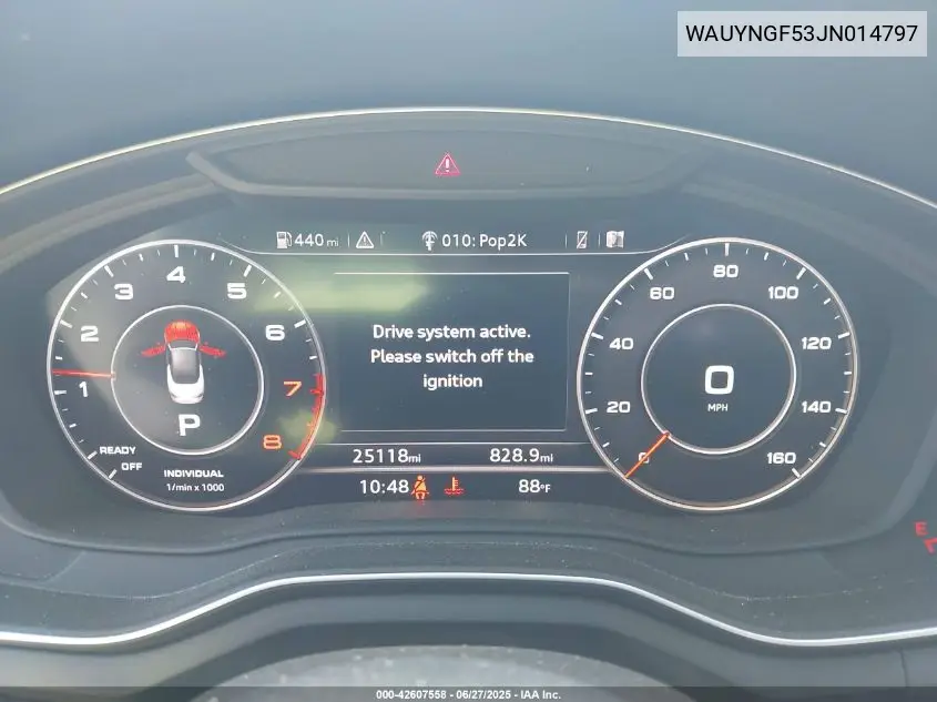2018 Audi A5 2.0T Premium VIN: WAUYNGF53JN014797 Lot: 42607558