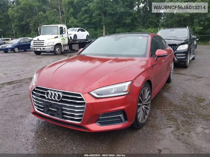 2018 Audi A5 2.0T Premium VIN: WAUBNCF56JA013214 Lot: 42623533