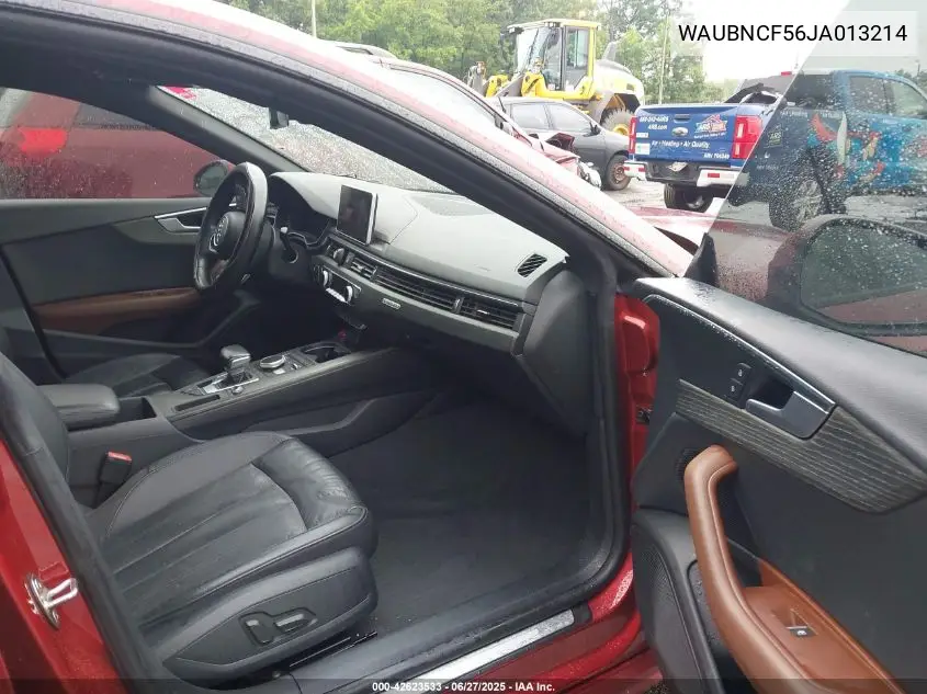 2018 Audi A5 2.0T Premium VIN: WAUBNCF56JA013214 Lot: 42623533