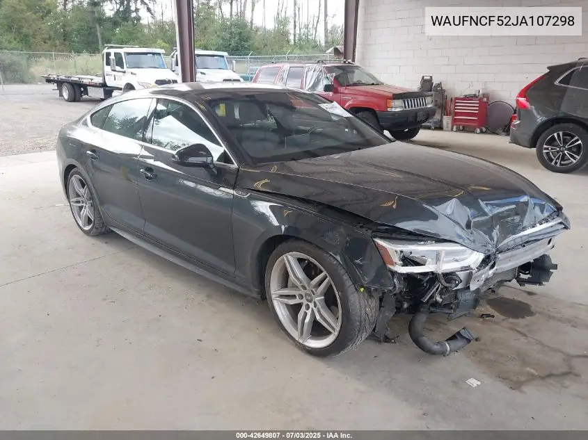 2018 Audi A5 2.0T Premium VIN: WAUFNCF52JA107298 Lot: 42649807