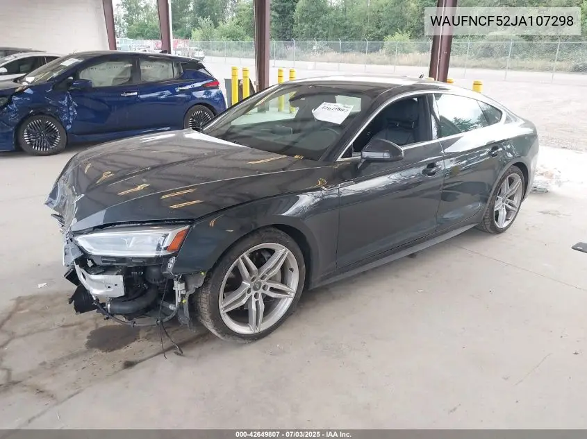 2018 Audi A5 2.0T Premium VIN: WAUFNCF52JA107298 Lot: 42649807