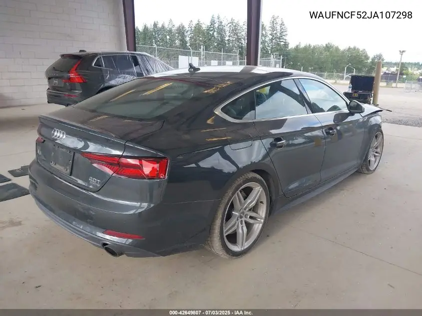 2018 Audi A5 2.0T Premium VIN: WAUFNCF52JA107298 Lot: 42649807