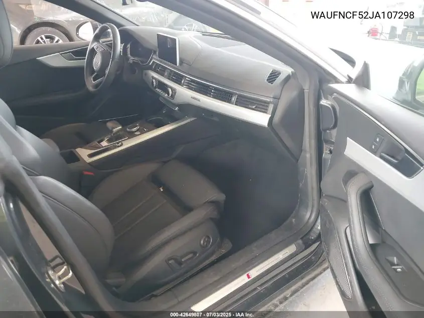 2018 Audi A5 2.0T Premium VIN: WAUFNCF52JA107298 Lot: 42649807