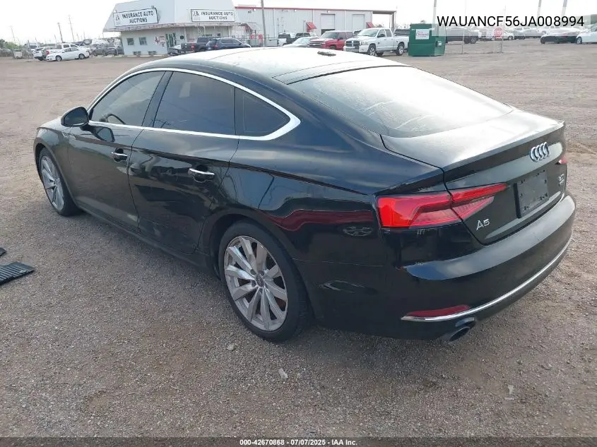 2018 Audi A5 2.0T Premium VIN: WAUANCF56JA008994 Lot: 42670868