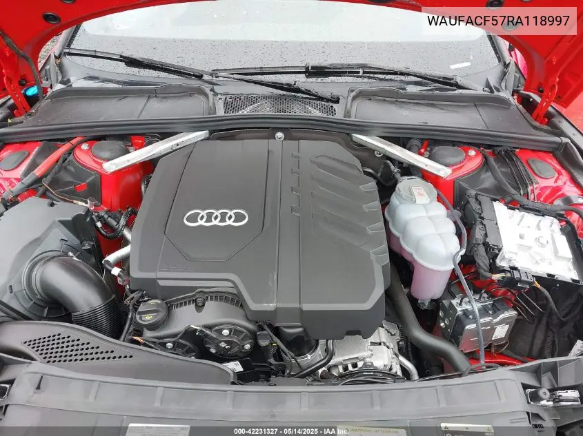 2024 Audi A5 Sportback Premium Plus 45 Tfsi Quattro S Tronic VIN: WAUFACF57RA118997 Lot: 42231327