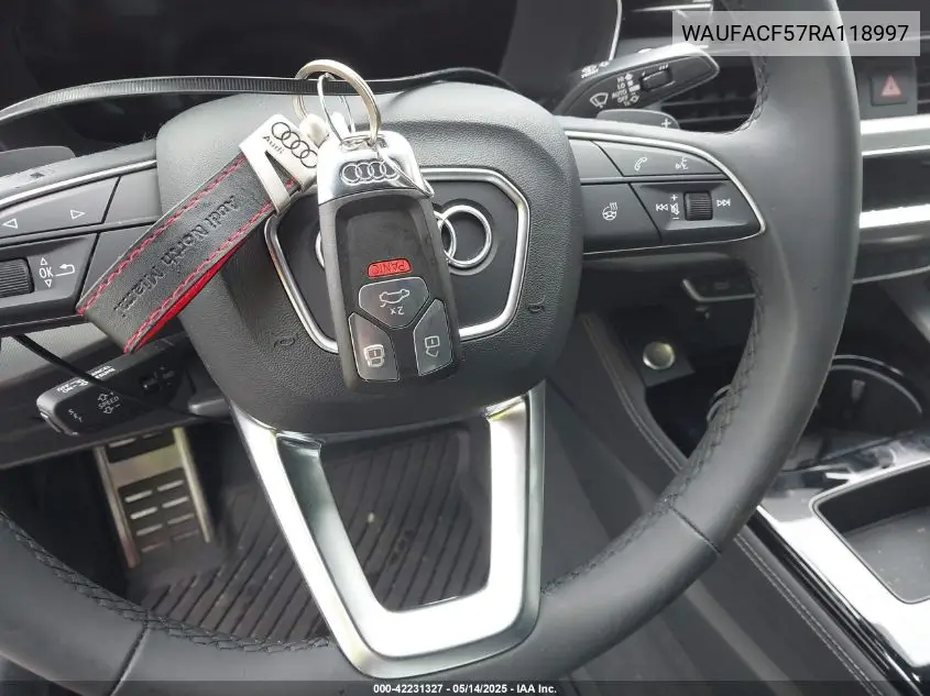 2024 Audi A5 Sportback Premium Plus 45 Tfsi Quattro S Tronic VIN: WAUFACF57RA118997 Lot: 42231327