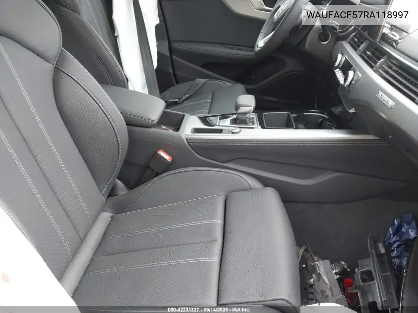 2024 Audi A5 Sportback Premium Plus 45 Tfsi Quattro S Tronic VIN: WAUFACF57RA118997 Lot: 42231327