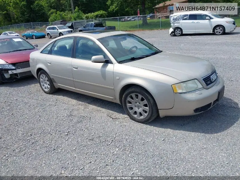 2001 Audi A6 VIN: WAUEH64B71N157409 Lot: 42287483
