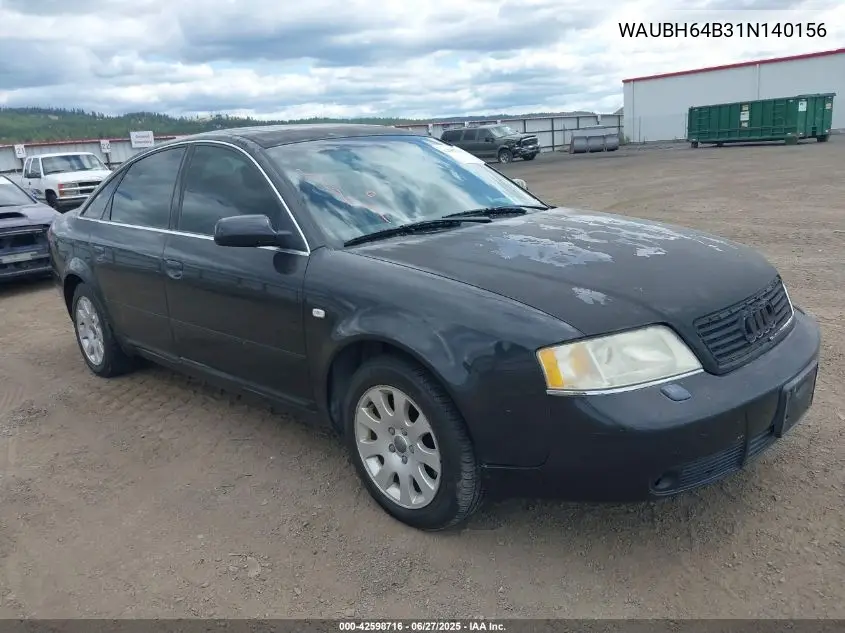 2001 Audi A6 VIN: WAUBH64B31N140156 Lot: 42598716